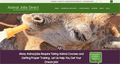 Desktop Screenshot of animal-job.co.uk